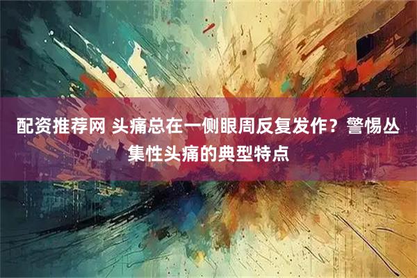 配资推荐网 头痛总在一侧眼周反复发作？警惕丛集性头痛的典型特点